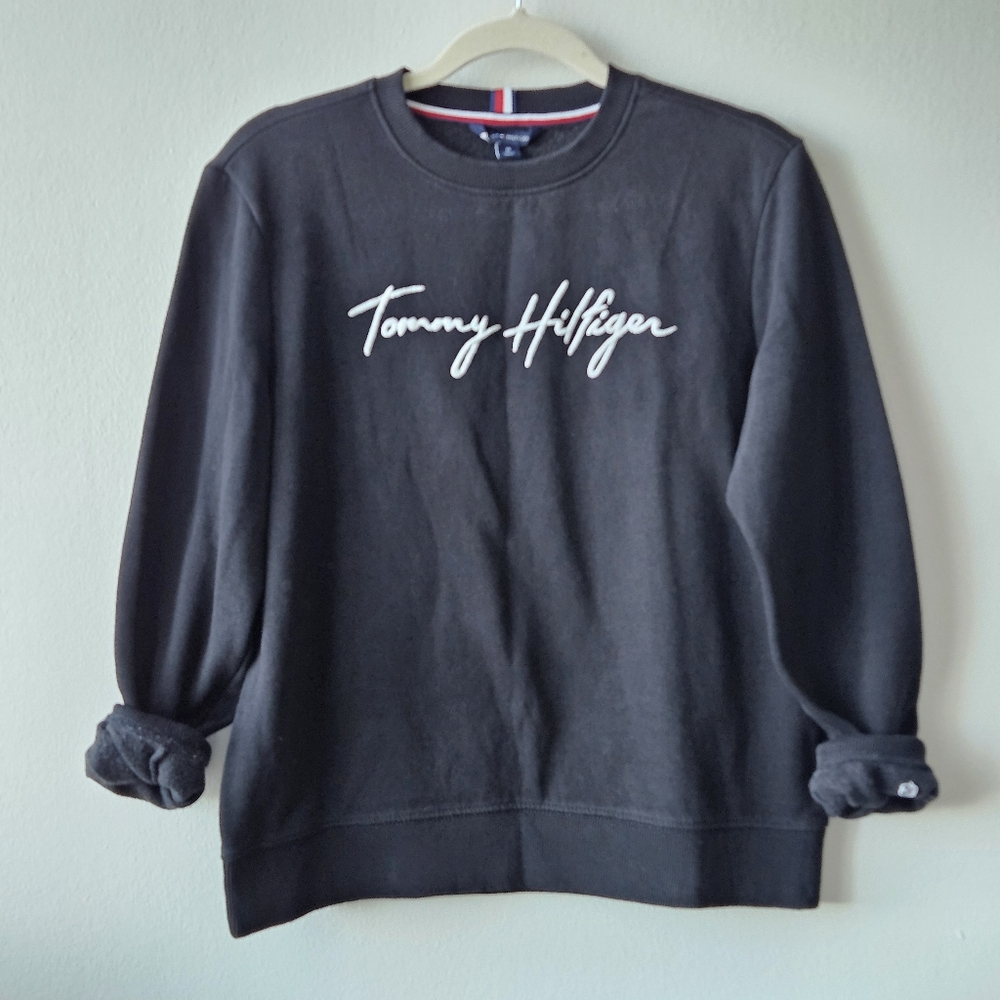 Tommy Hilfiger Black Crewneck Sweater
